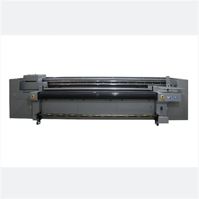 מדפסת UV היברידית 3.2 מטר Ricoh GEN6 ראש זכוכית